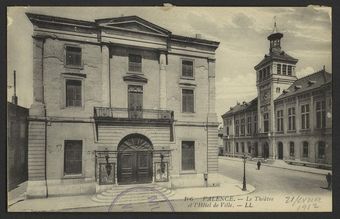 Valence - Le Théâtre et l'Hôtel de Ville