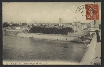 Valence - Panorama pris du Pont