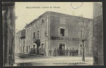 Malissard, centre du village