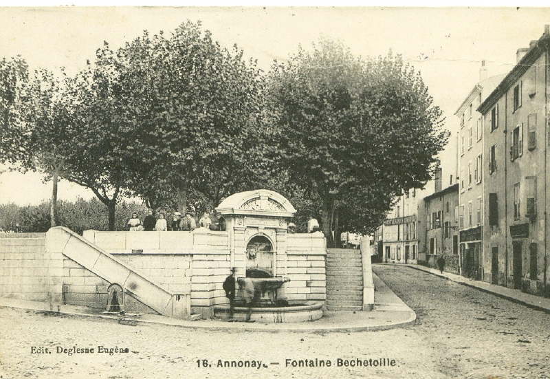 Annonay.- Fontaine Bechetoille