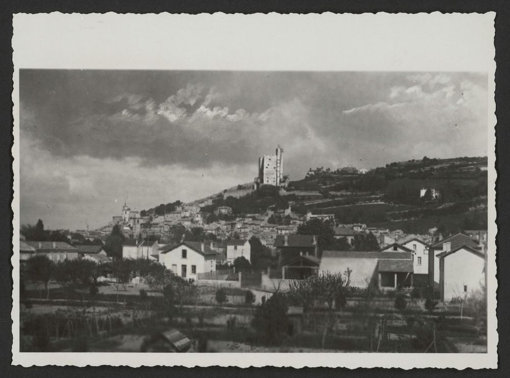 Vue panoramique  face à l'ouest