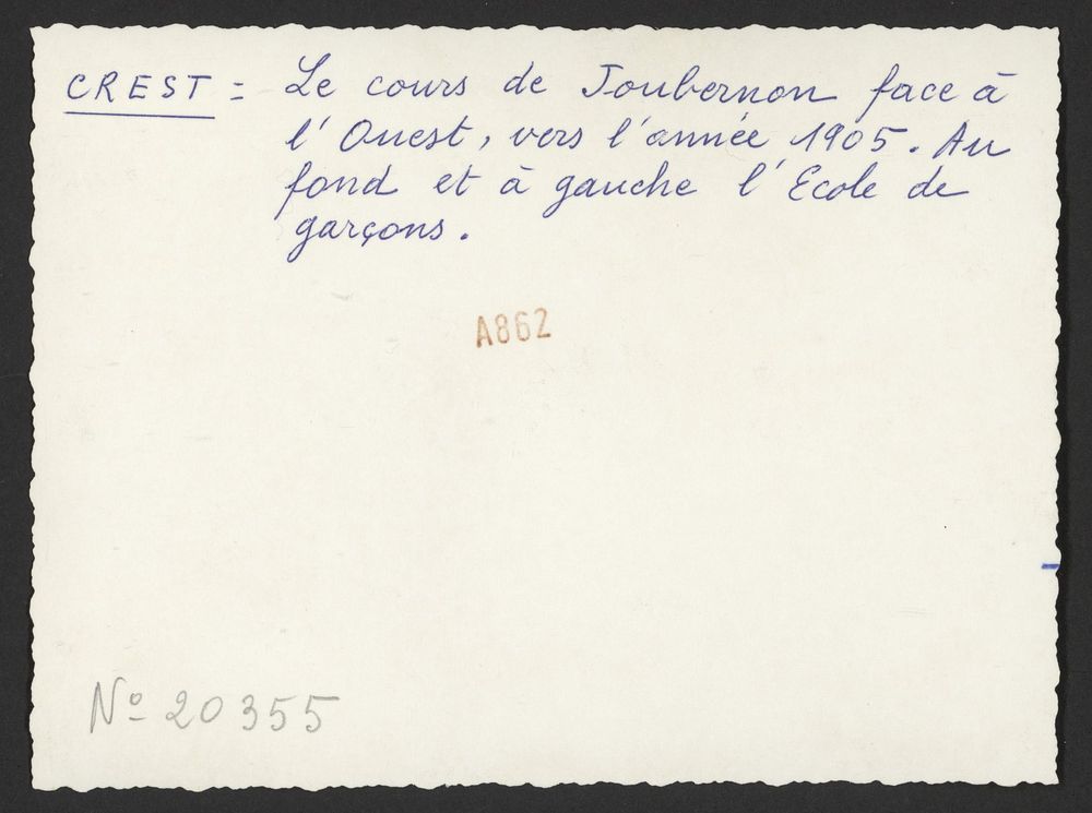 Le cours de Joubernon à Crest