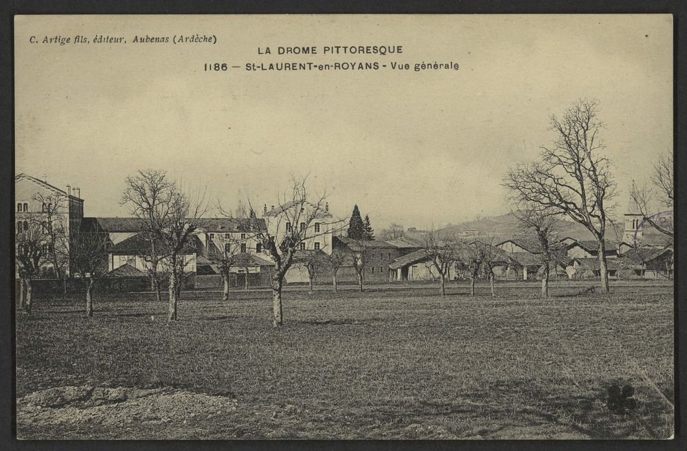 St-Laurent-en-Royans - Vue générale