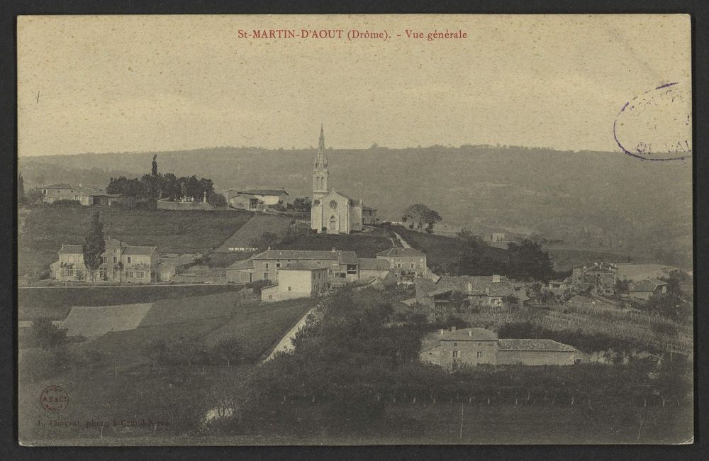 St-Martin-d'Aout (Drôme) - Vue générale