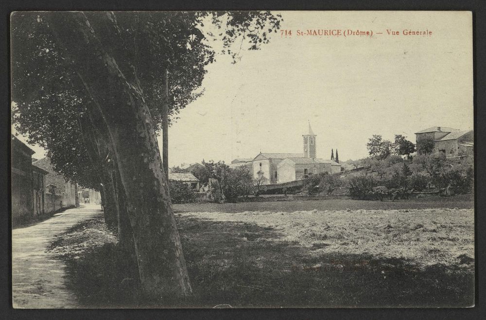 St-Maurice (Drôme) - Vue générale