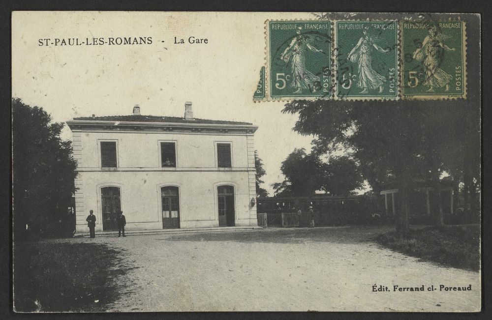 St-Paul-lès-Romans - La gare