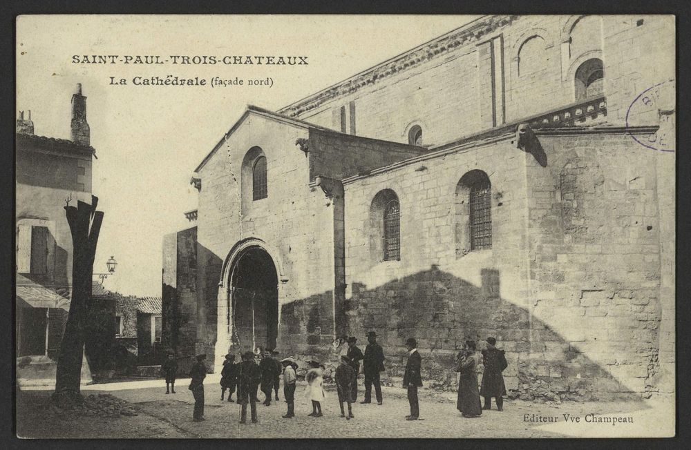 Saint-Paul-Trois-Châteaux - La Cathédrale (façade nord)