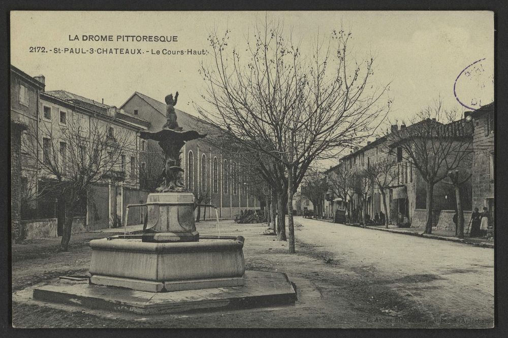 St-Paul-3-Châteaux. - Le Cours Haut