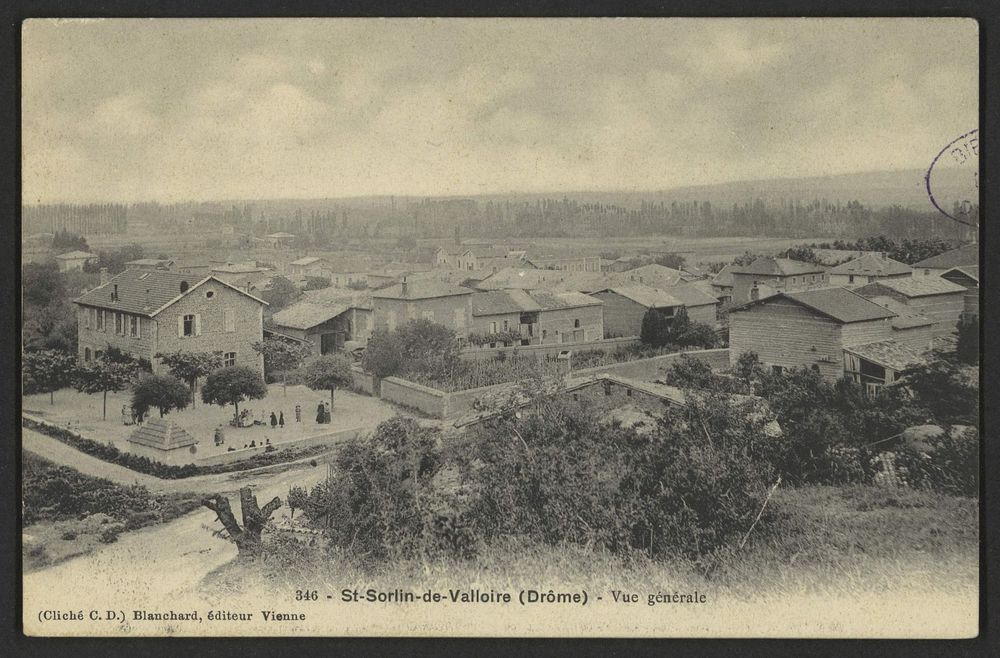St-Sorlin-en-Valloire (Drôme) -Vue générale