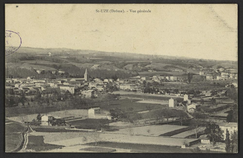 St-Uze (Drôme). - Vue générale