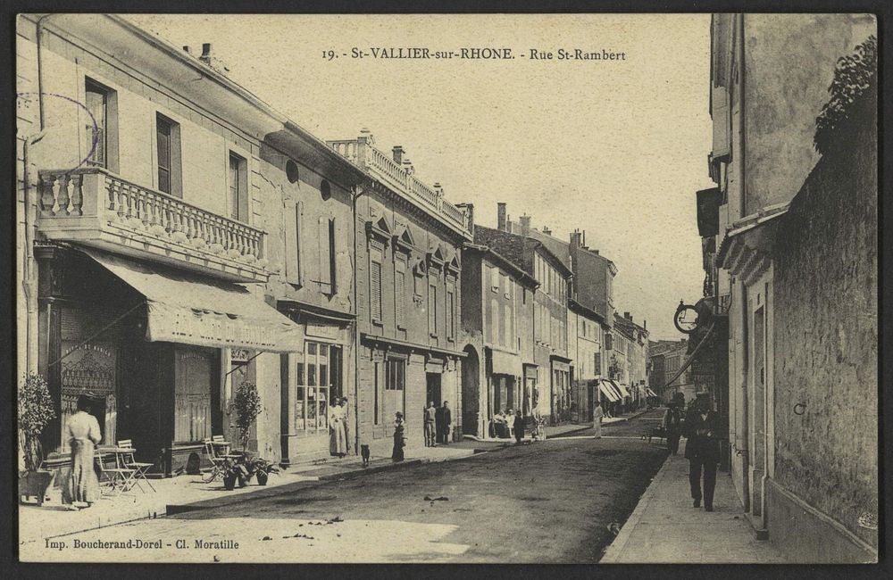 St Vallier-sur-Rhône; - Rue St-Rambert