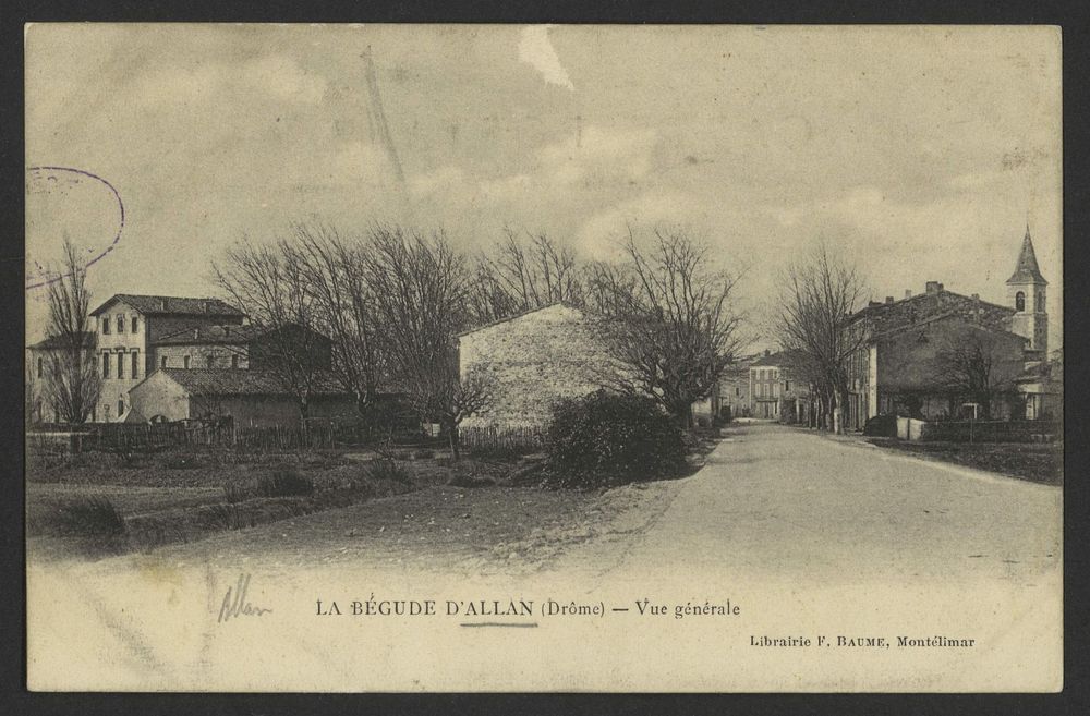 La Bégude d'Allan (Drôme) - Vue générale