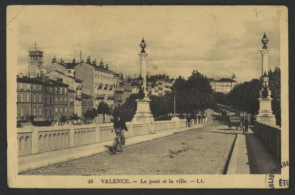 Valence - Le Pont et la ville