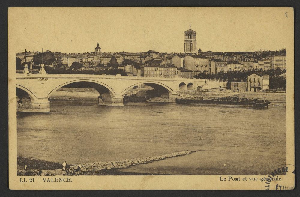 Valence - Le Pont et Vue générale