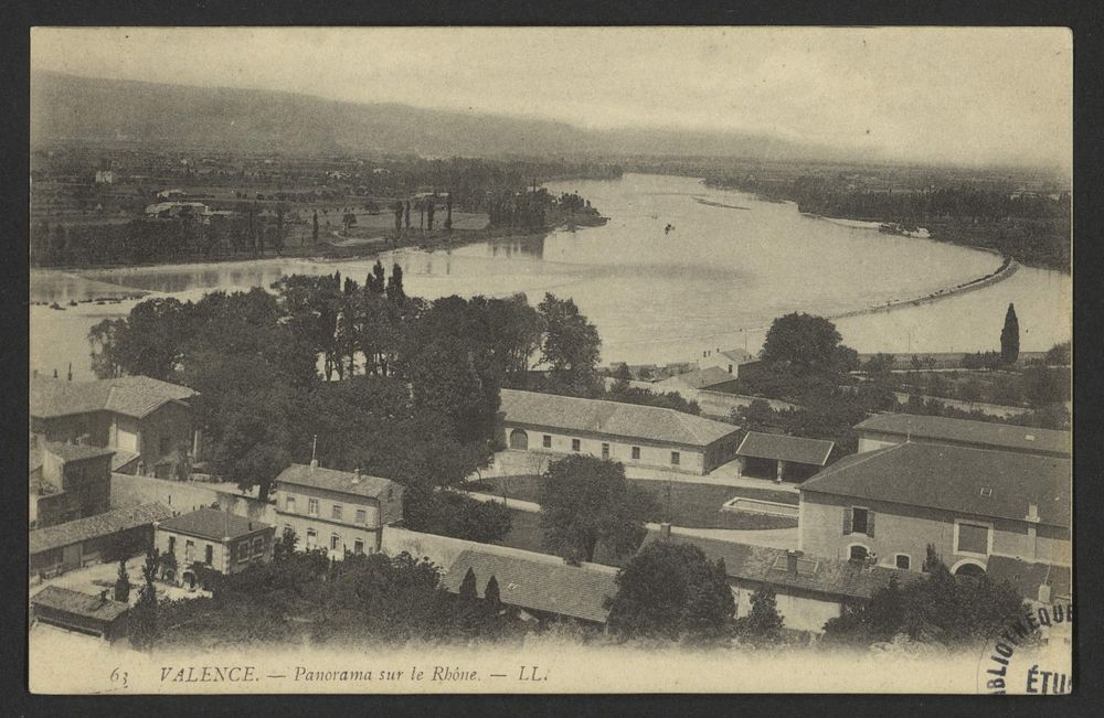 Valence - Panorama sur le Rhône