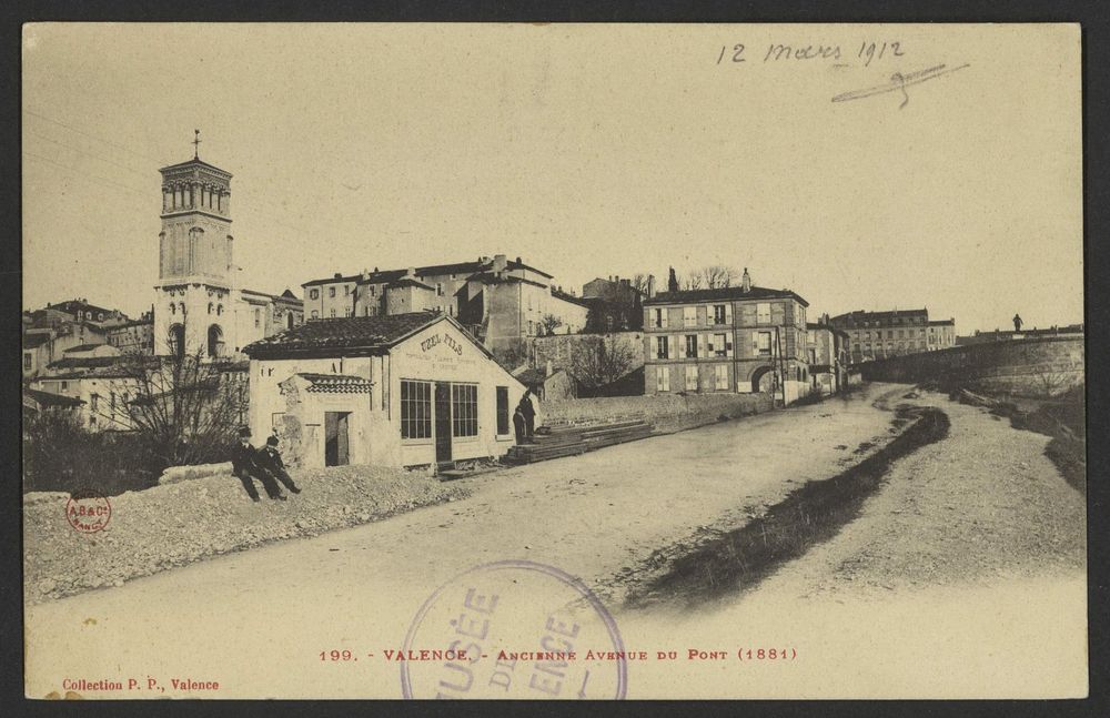 Valence - Ancienne Avenue du Pont (1881)