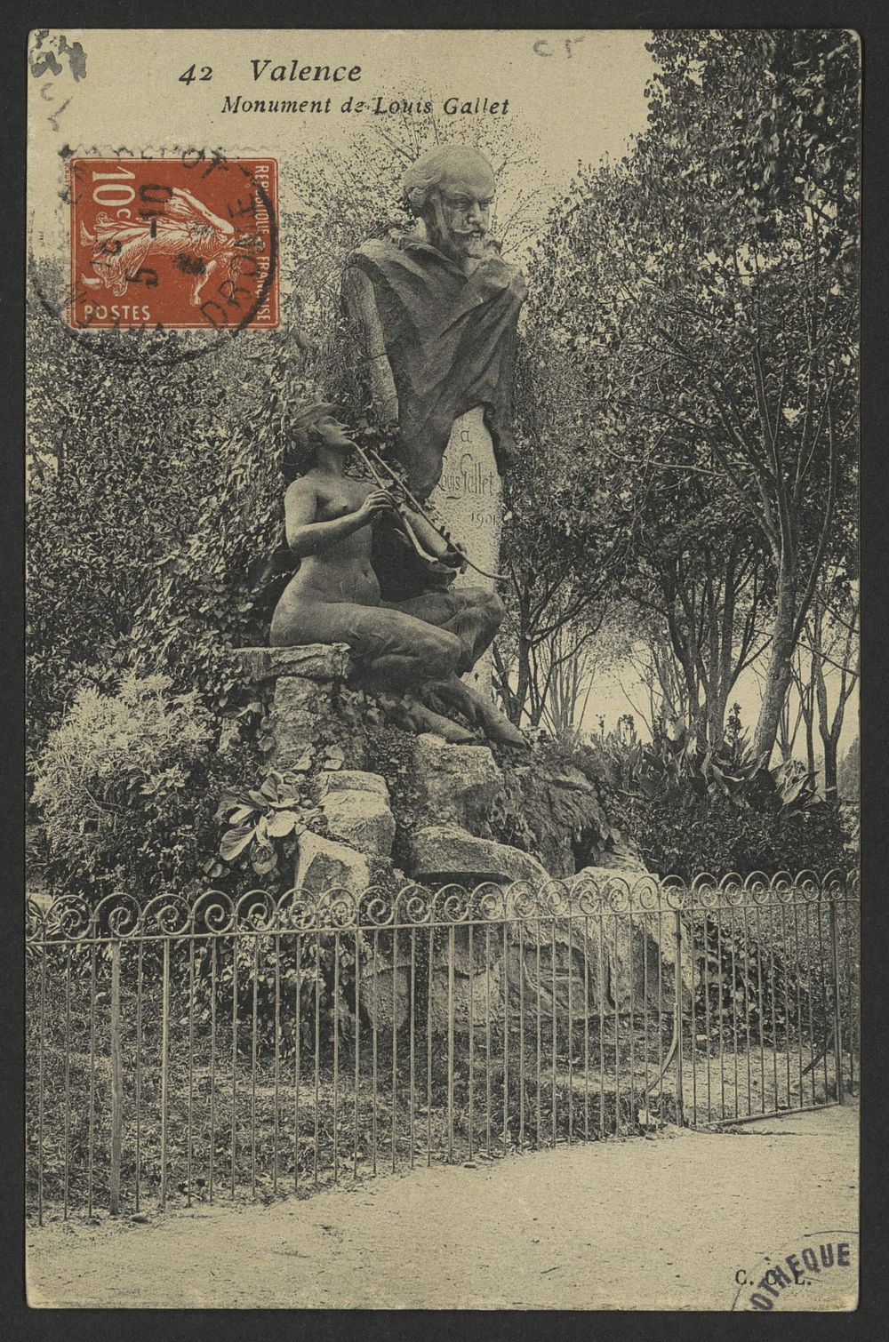 Valence - Monument de Louis Gallet
