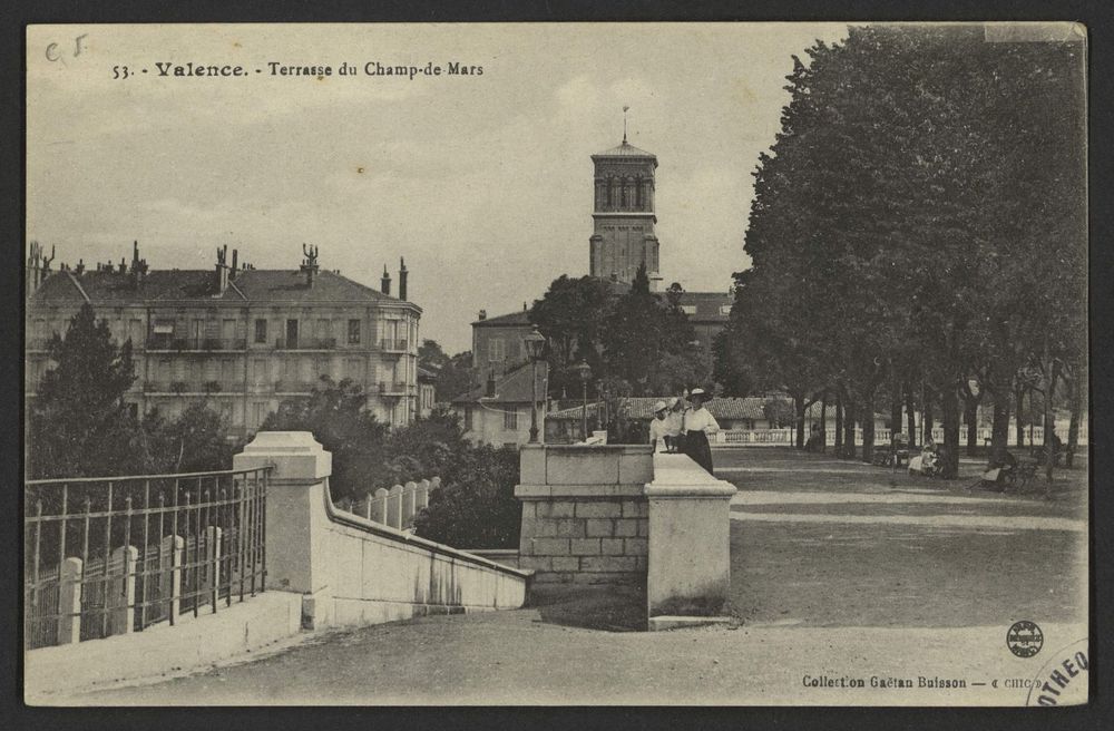 Valence - Terrasse du Champs de Mars