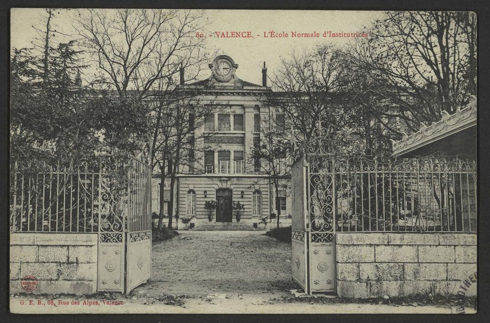 Valence - l'Ecole normale d'institutrices