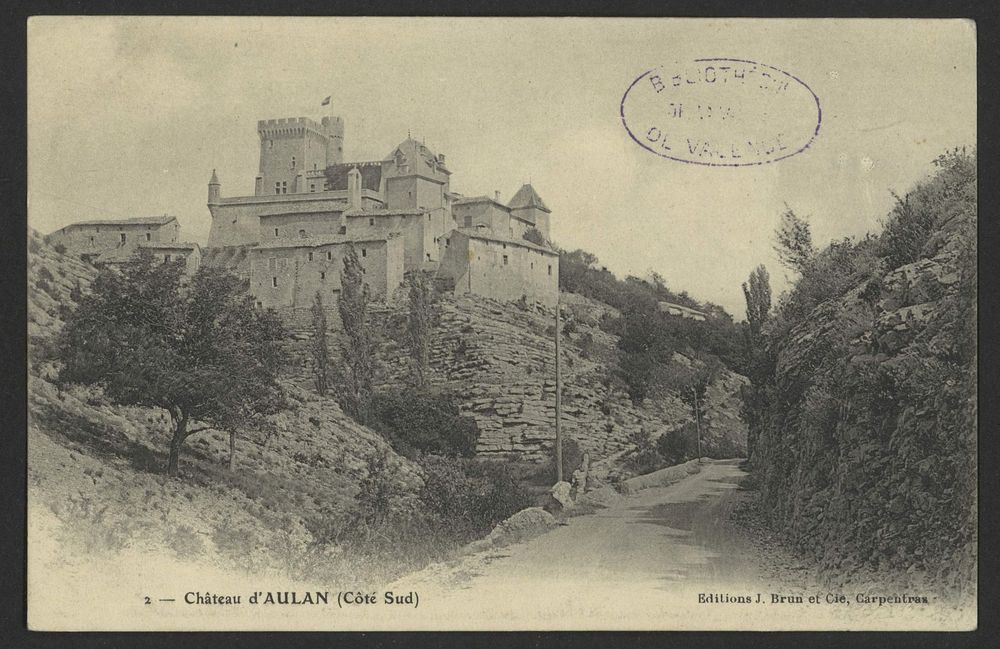 Château d'Aulan (Côté Sud)