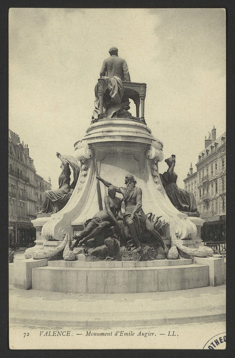 Valence - Monument d'Émile Augier