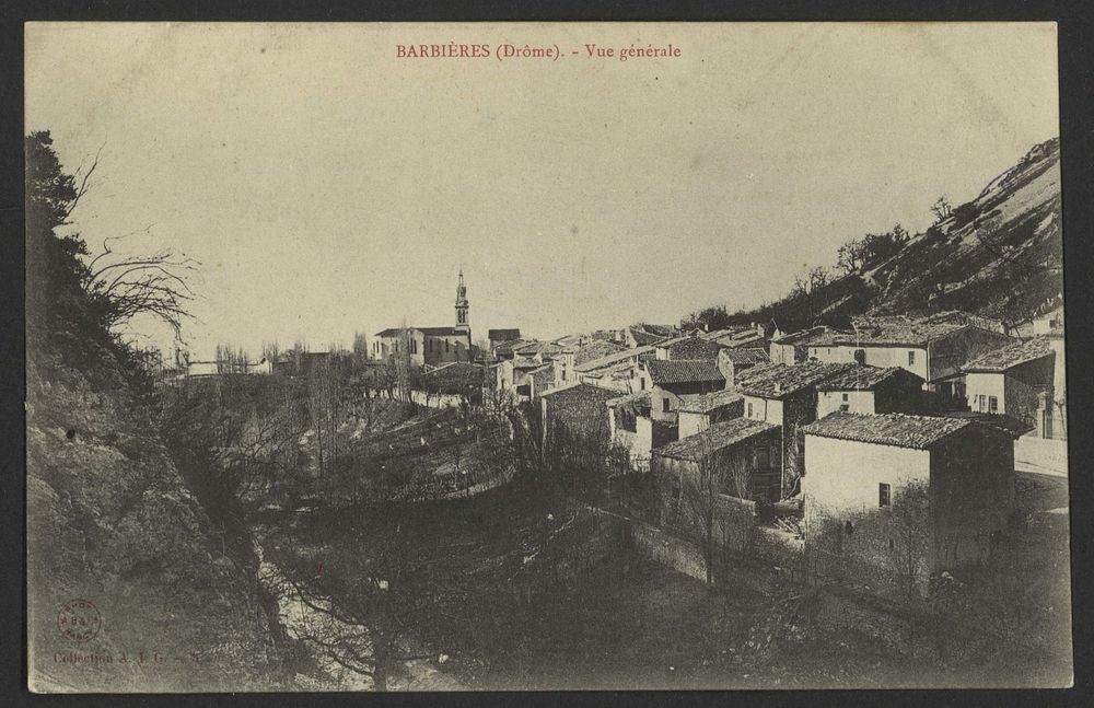 Barbières (Drôme). - Vue générale