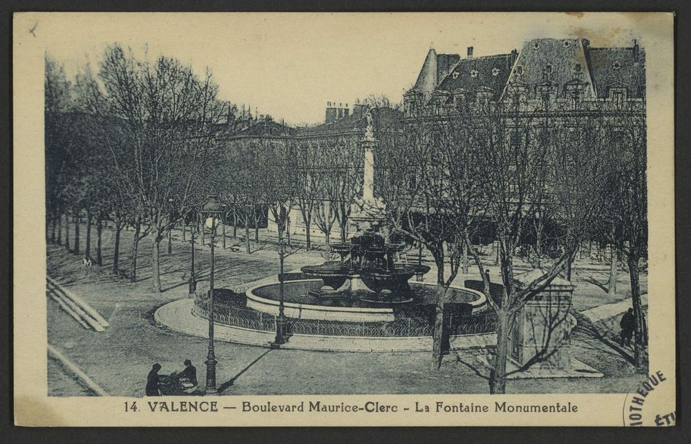 Valence - Boulevard Maurice-Clerc - La Fontaine Monumentale