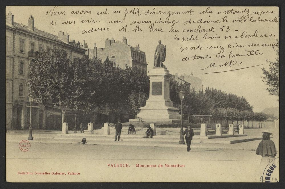 Valence - Statue de Montalivet