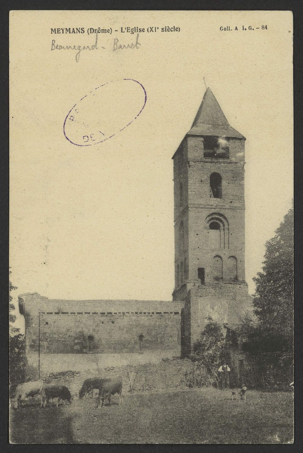 Meymans (Drôme) - L'Eglise (XIe siècle)