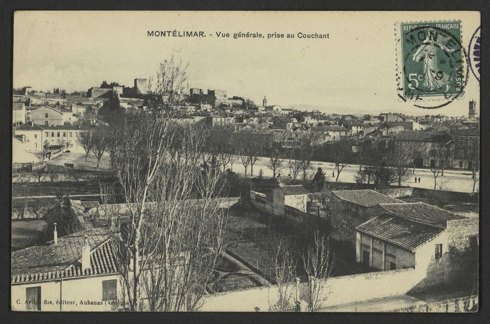 Montélimar - Vue générale, prise au couchant