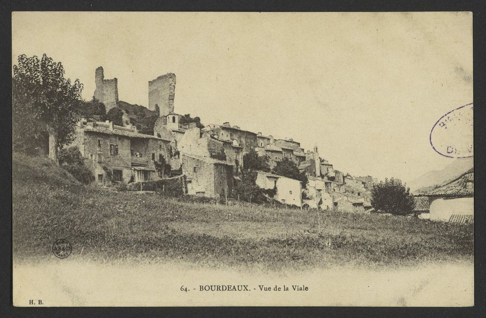 Bourdeaux - Vue de la Viale