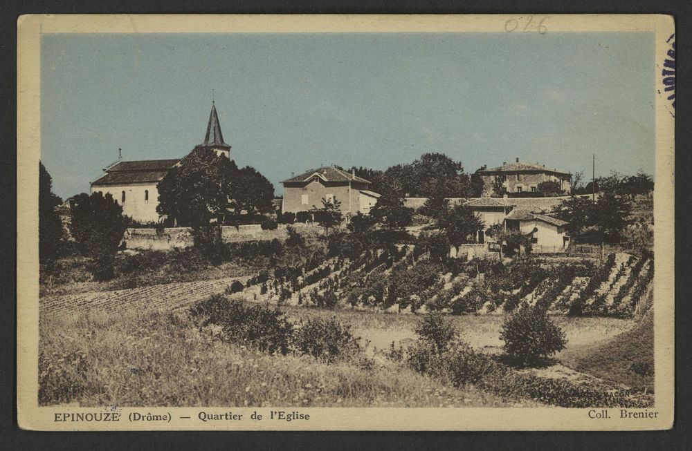 Epinouze (Drôme) - Quartier de l'Eglise