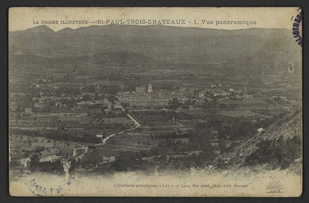 St-Paul-Trois-Châteaux. - Vue panoramique
