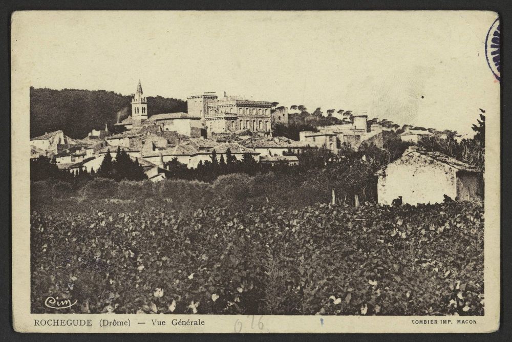 Rochegude (Drôme) - Vue générale