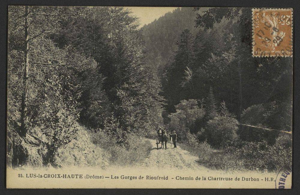 Lus-la-Croix-Haute (Drôme) - Les gorges de Rioufroid - Chemin de la Chartreuse de Durbon
