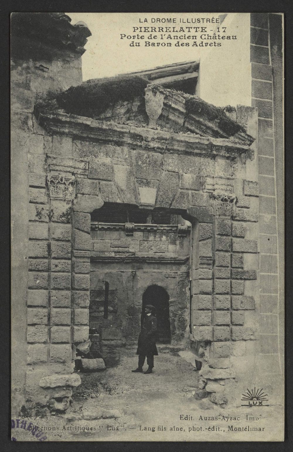 Pierrelatte - Porte de l'ancien château du Baron des Adrets