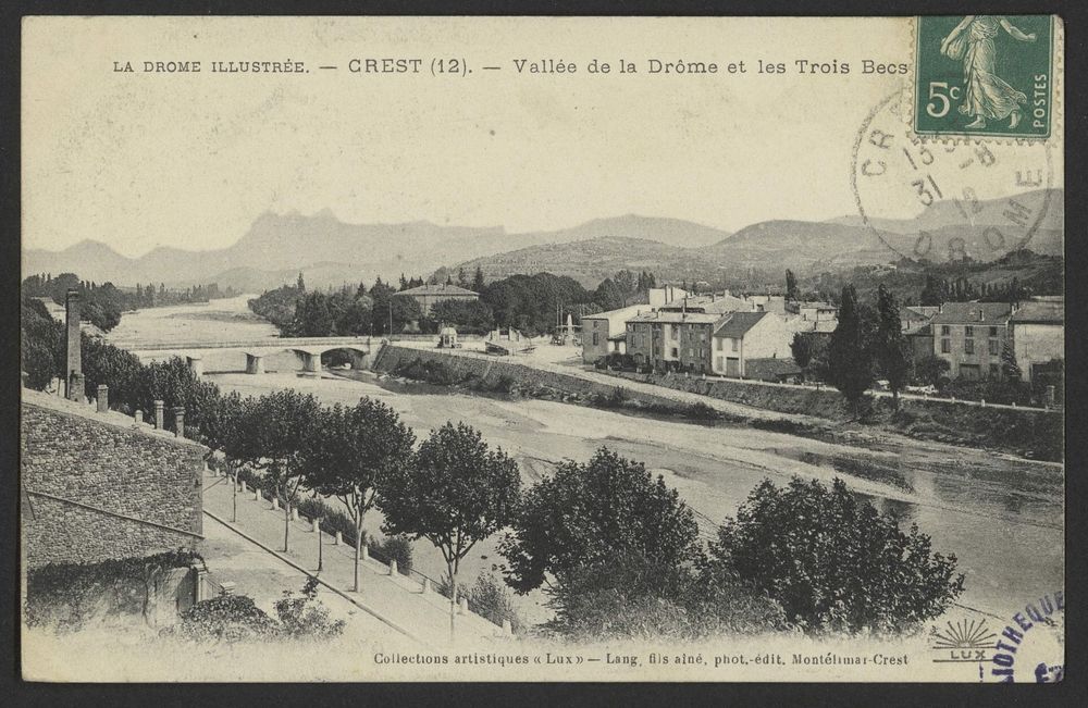 Crest. - Vallée de la Drôme et les Trois-Becs