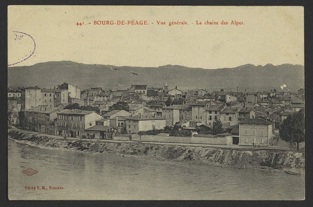 Bourg-de-Péage - Vue générale - La Chaîne des Alpes