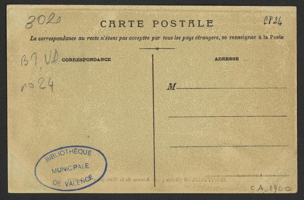 Montélimar (Drôme) - Avenue de la Gare prise du levant
