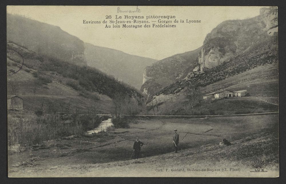 Environs de St-Jean-en-Royans. - Gorges de la Lyonne.