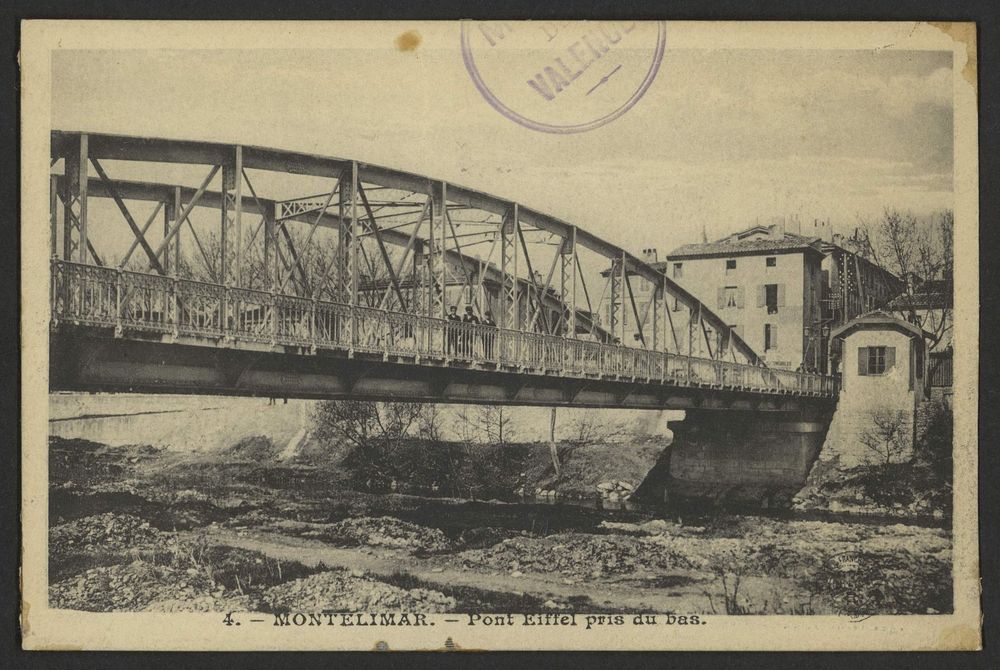 Montélimar - Pont Eiffel pris du bas