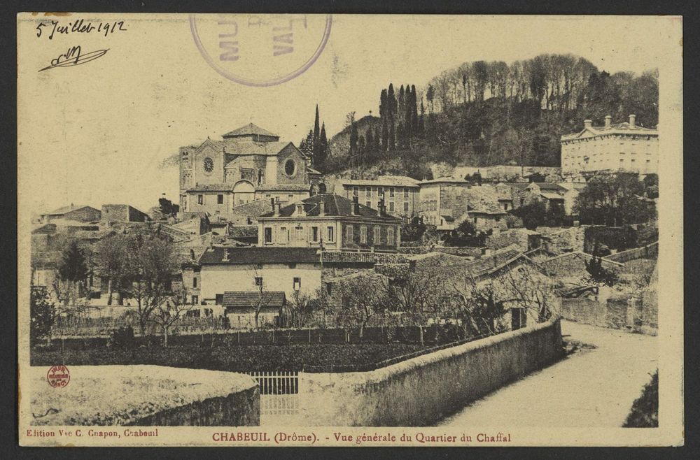 Chabeuil (Drôme). - Vue générale du Quartier du Chaffal