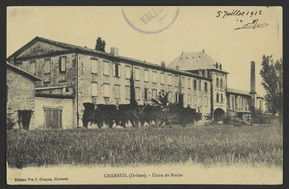 Chabeuil (Drôme). - Usine de Rosier
