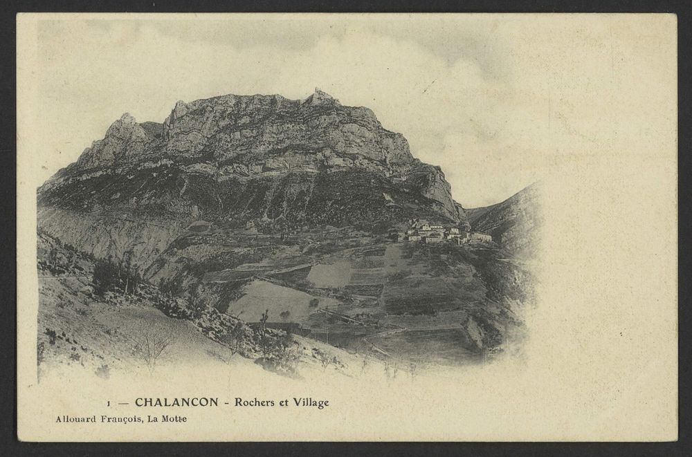 Chalancon - Rochers et Village