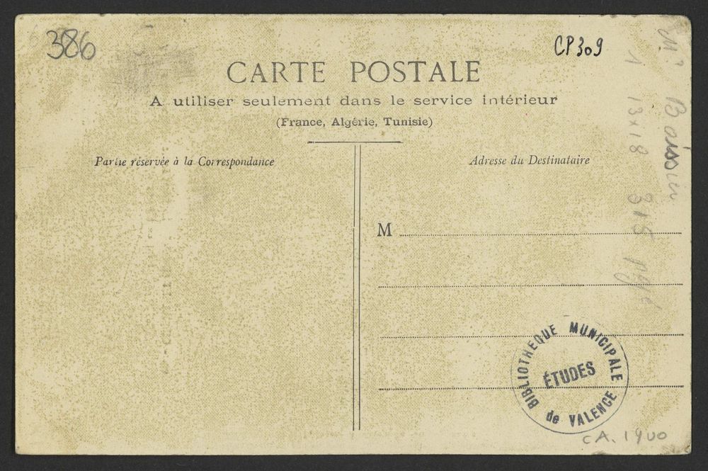 Chamaret (Drôme). - La Tour, avant les réparations faites en 1894-95
