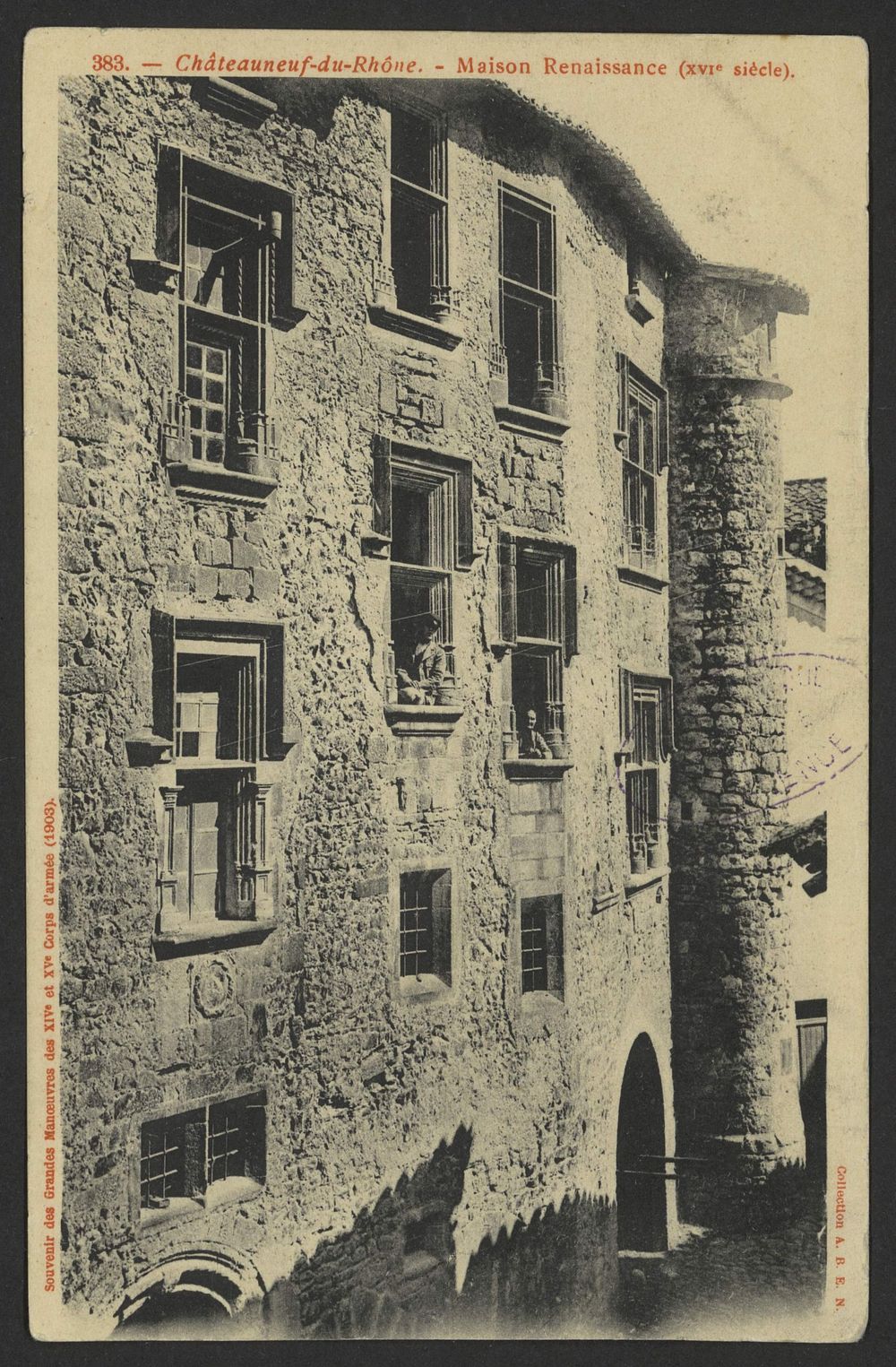 Châteauneuf-du-Rhône. - Maison Renaissance (XVIe siècle)