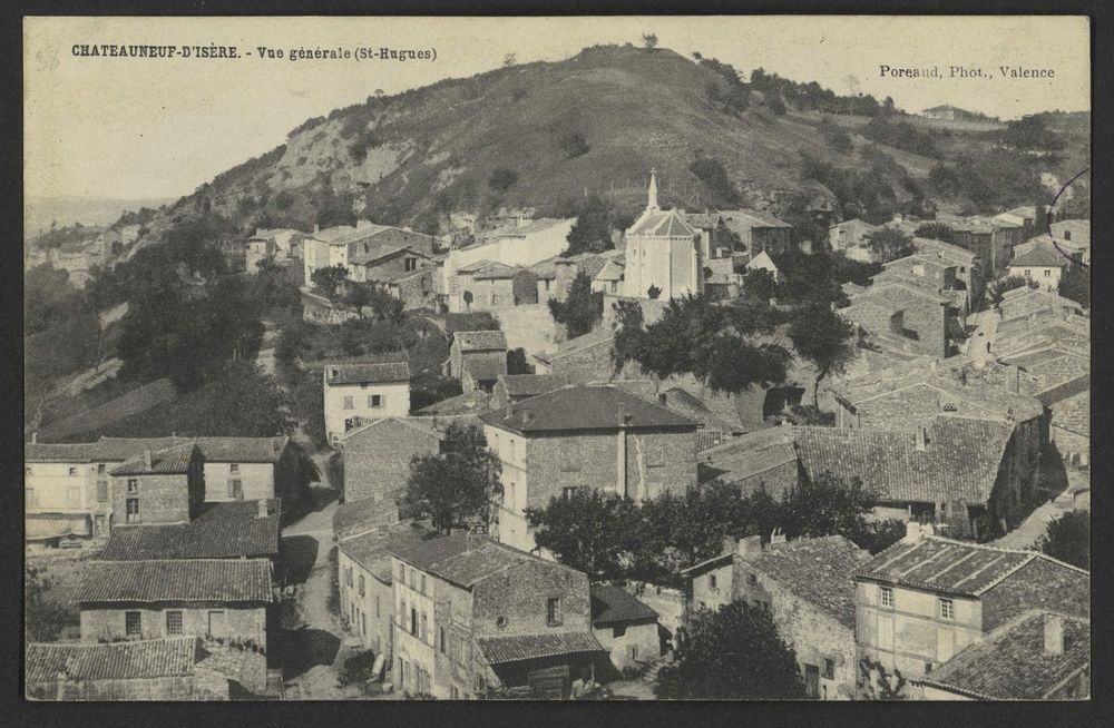 Chateauneuf-D'Isère. - Vue générale (St-Hugues)