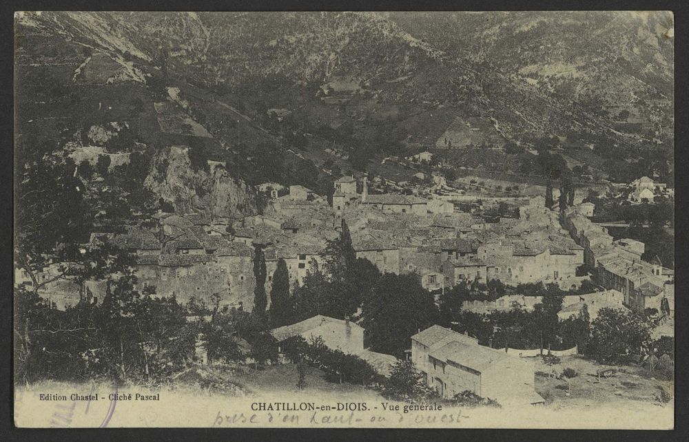 Chatillon-en-Diois. - Vue générale