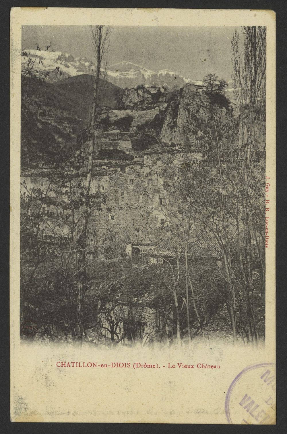 Chatillon-en-Diois (Drôme). - Le Vieux Château