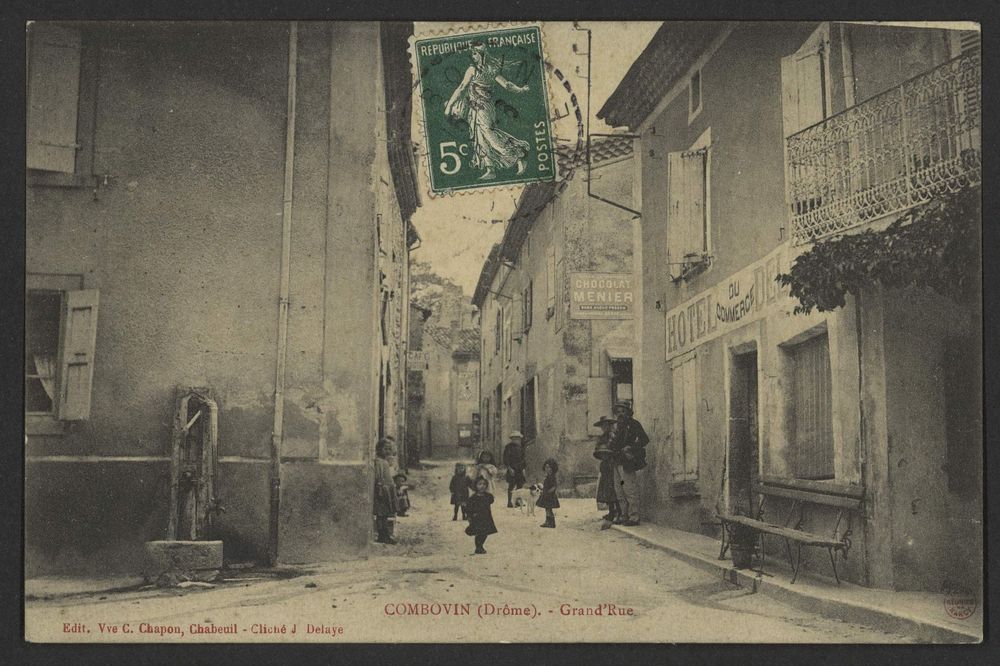 Combovin (Drôme). - Grand'Rue